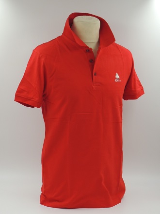 Polo manches courtes Rouge