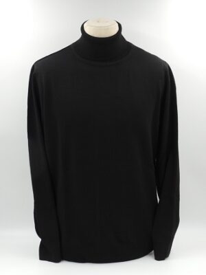 Pull col roulé