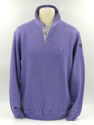 Pull col polo Violet