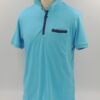 Polo manches courtes Bleu Turquoise