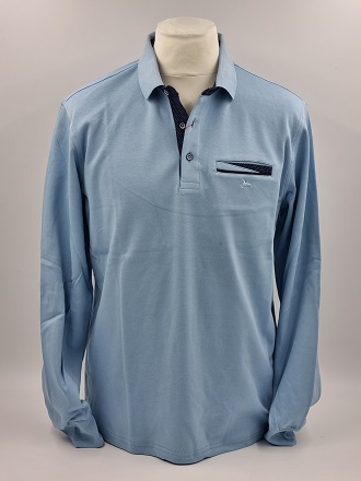 Polo demi saison Bleu Ciel