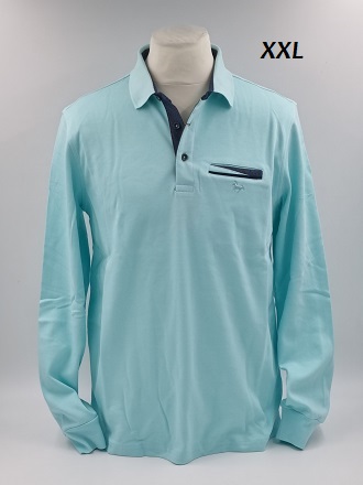 Polo demi-saison Vert d'eau
