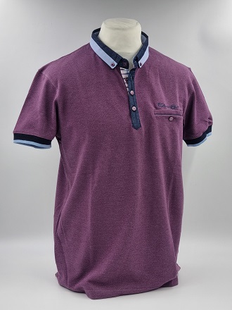 Polo manches courtes Violine