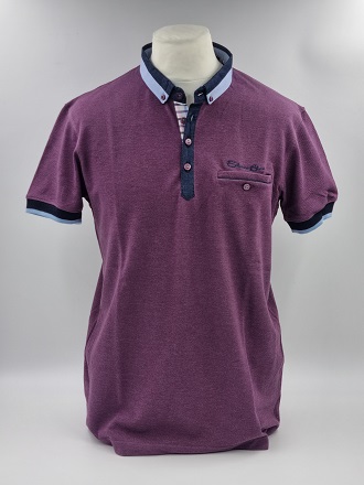 Polo manches courtes Violine